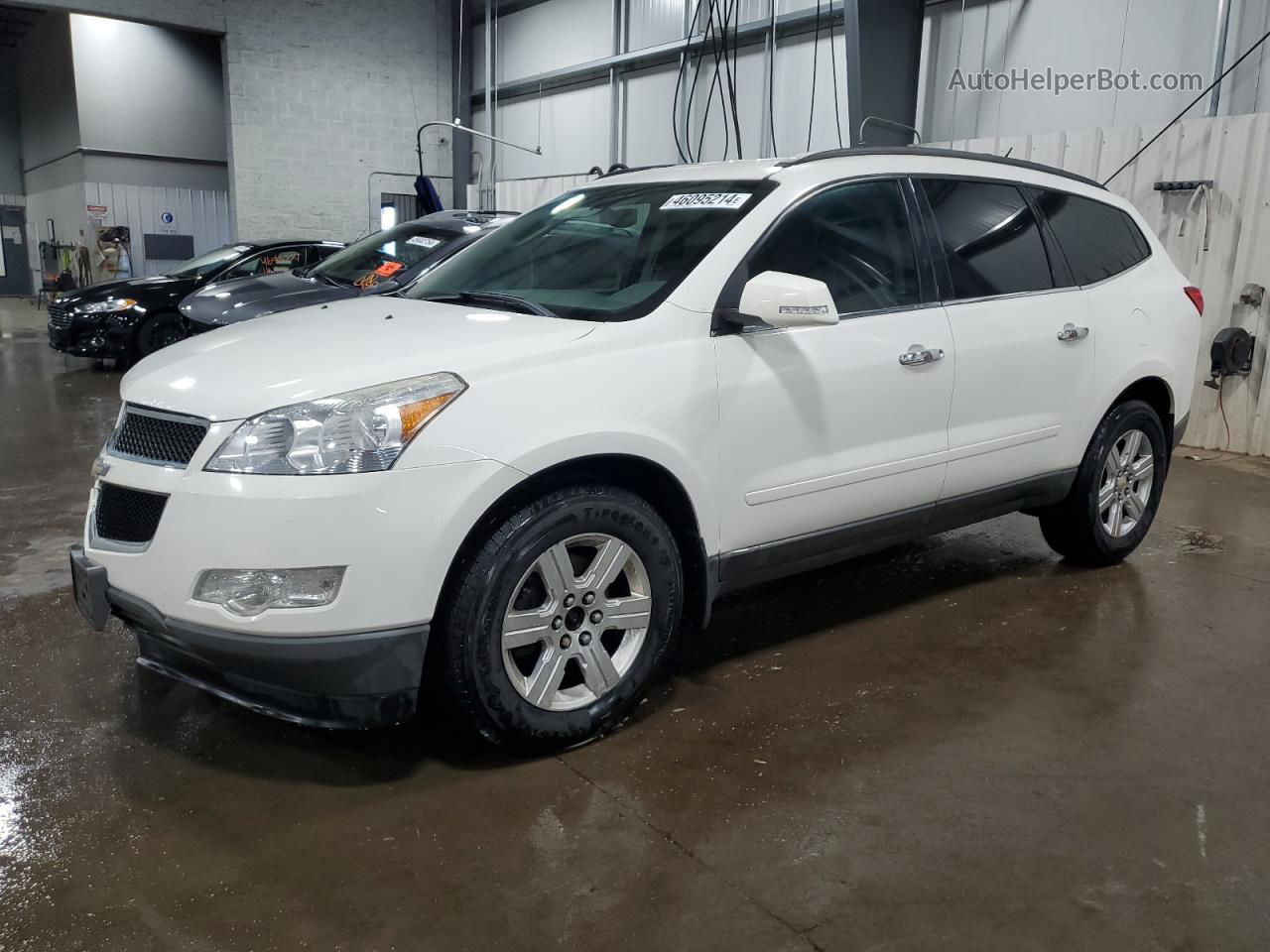 2012 Chevrolet Traverse Lt White vin: 1GNKVGED1CJ298000