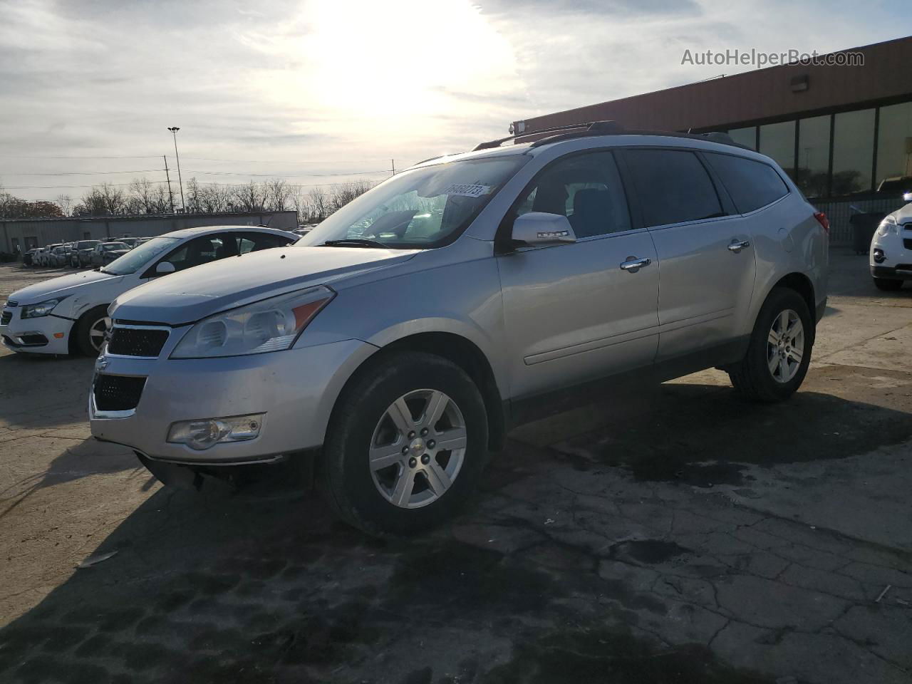 2012 Chevrolet Traverse Lt Silver vin: 1GNKVGED1CJ331254