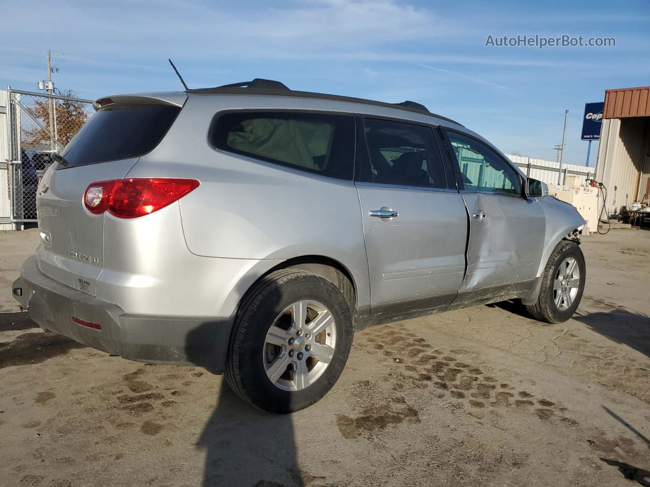 2012 Chevrolet Traverse Lt Silver vin: 1GNKVGED1CJ331254