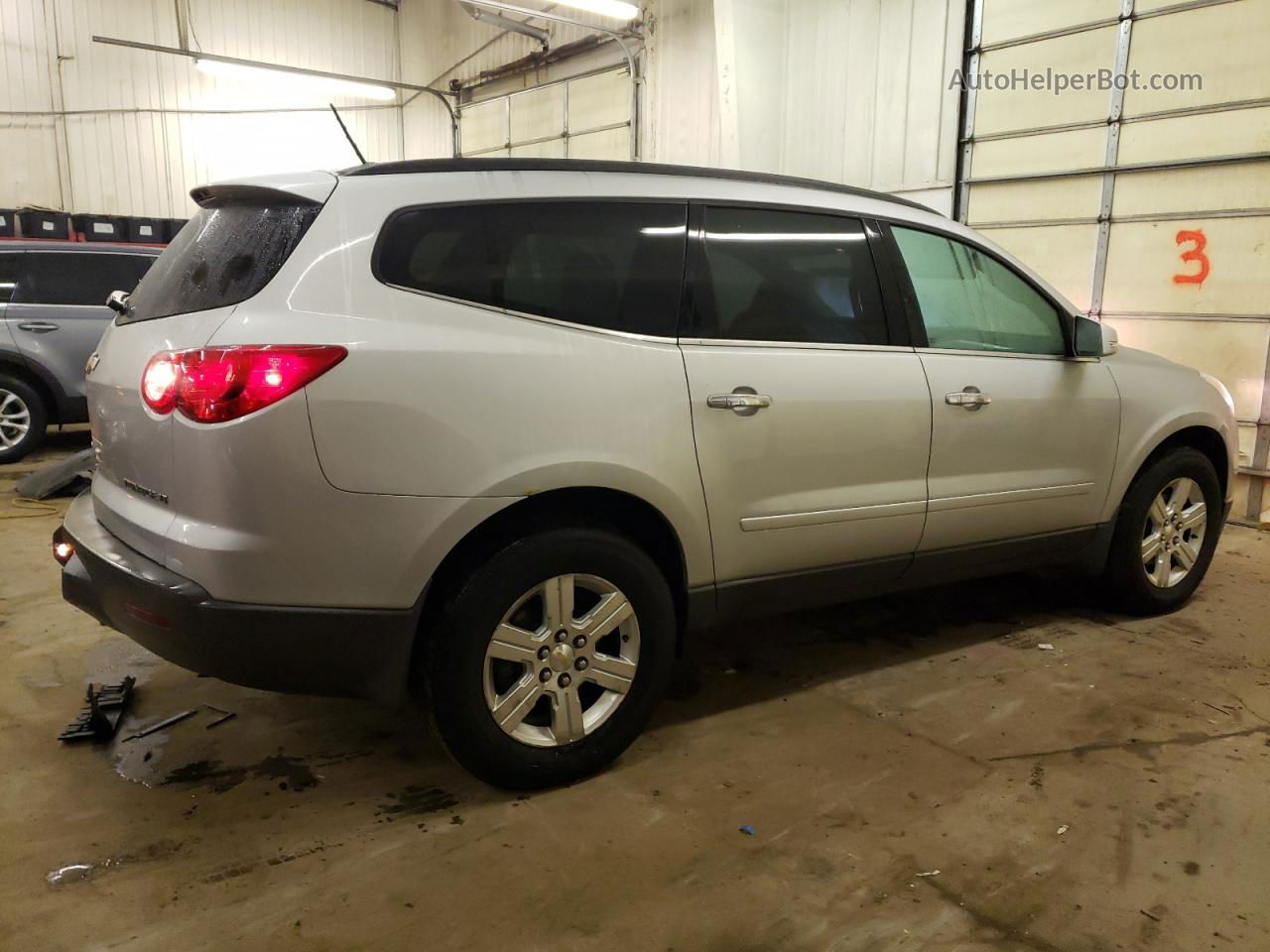 2012 Chevrolet Traverse Lt Silver vin: 1GNKVGED1CJ366148