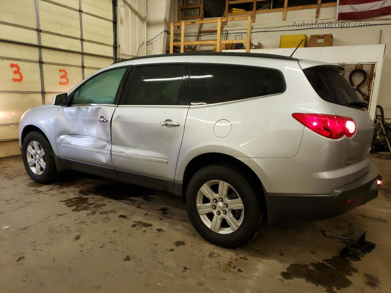 2012 Chevrolet Traverse Lt Silver vin: 1GNKVGED1CJ366148