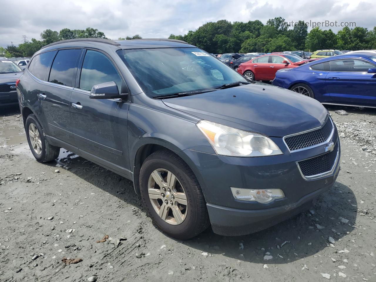 2011 Chevrolet Traverse Lt Blue vin: 1GNKVGED3BJ241828