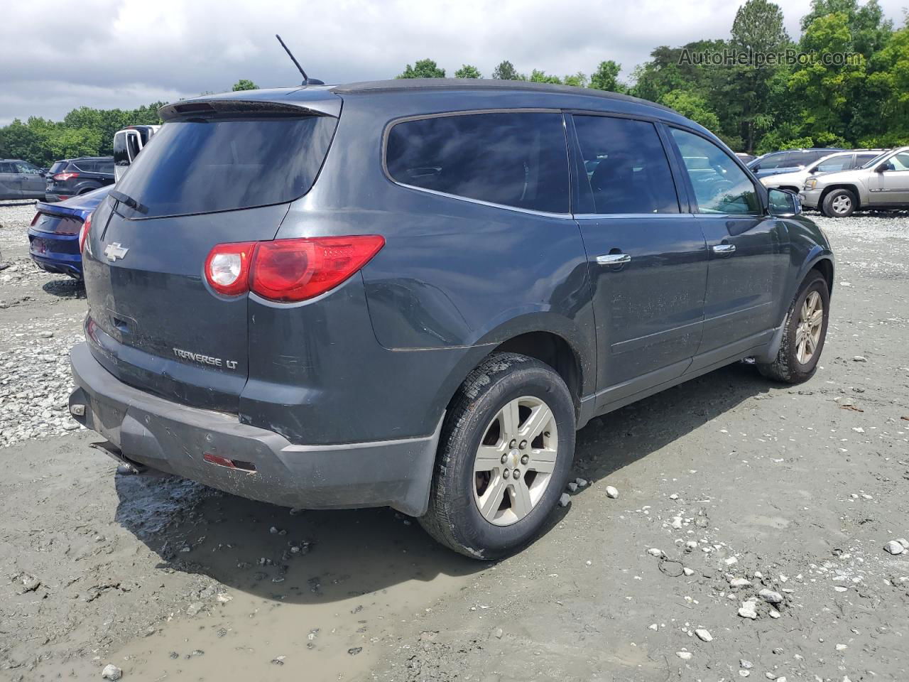 2011 Chevrolet Traverse Lt Blue vin: 1GNKVGED3BJ241828