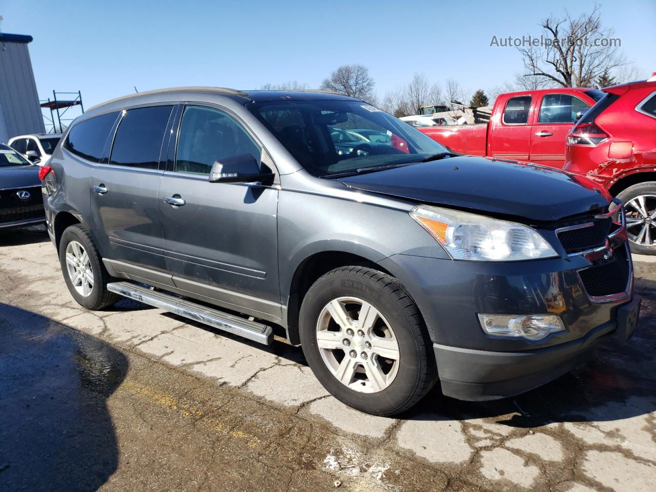 2011 Chevrolet Traverse Lt Gray vin: 1GNKVGED3BJ364514