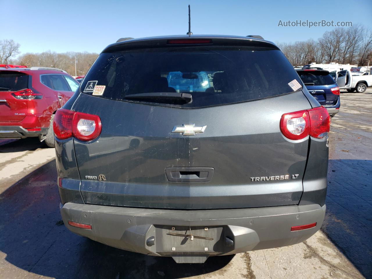 2011 Chevrolet Traverse Lt Gray vin: 1GNKVGED3BJ364514