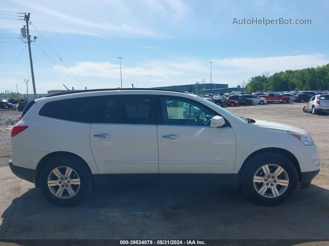 2011 Chevrolet Traverse 1lt White vin: 1GNKVGED3BJ394709