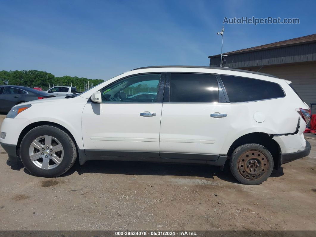 2011 Chevrolet Traverse 1lt White vin: 1GNKVGED3BJ394709