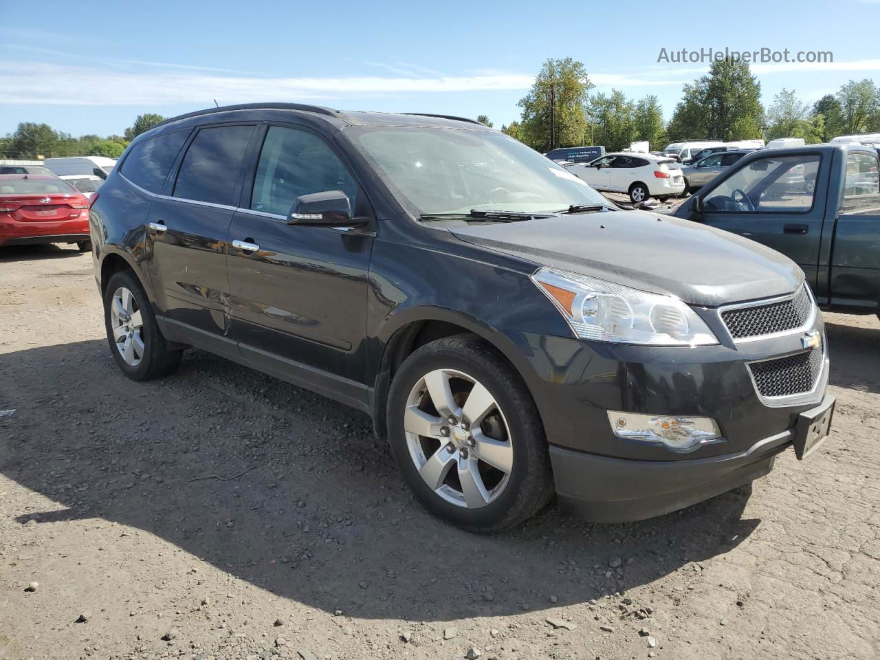 2012 Chevrolet Traverse Lt Gray vin: 1GNKVGED3CJ208667