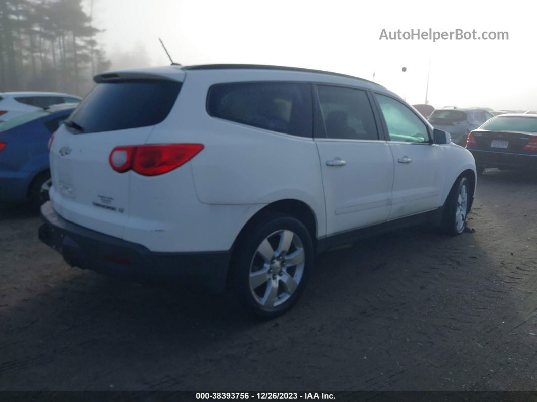 2012 Chevrolet Traverse 1lt White vin: 1GNKVGED3CJ301639