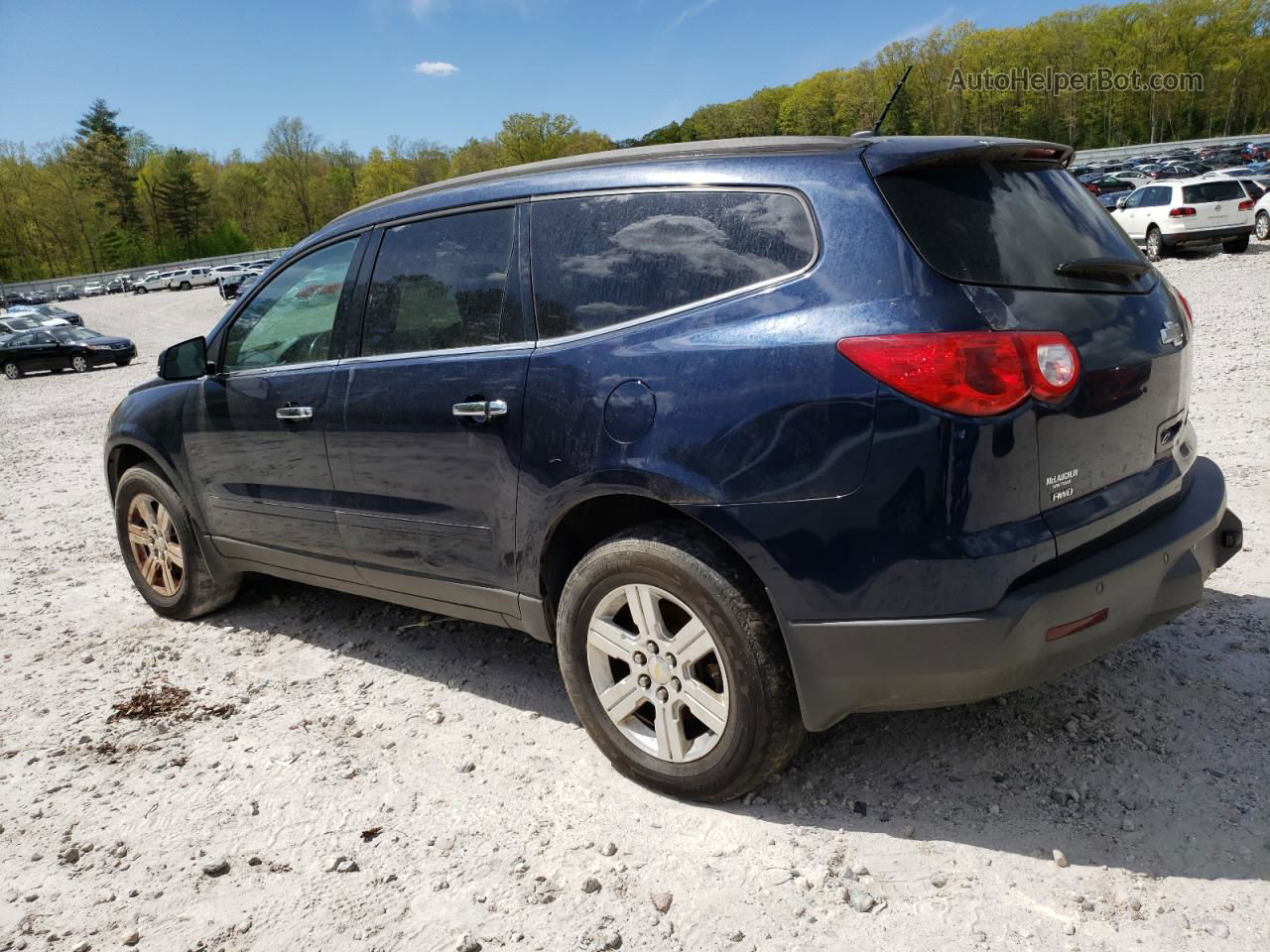 2011 Chevrolet Traverse Lt Blue vin: 1GNKVGED4BJ191621