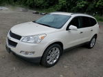 2011 Chevrolet Traverse Lt White vin: 1GNKVGED4BJ223256