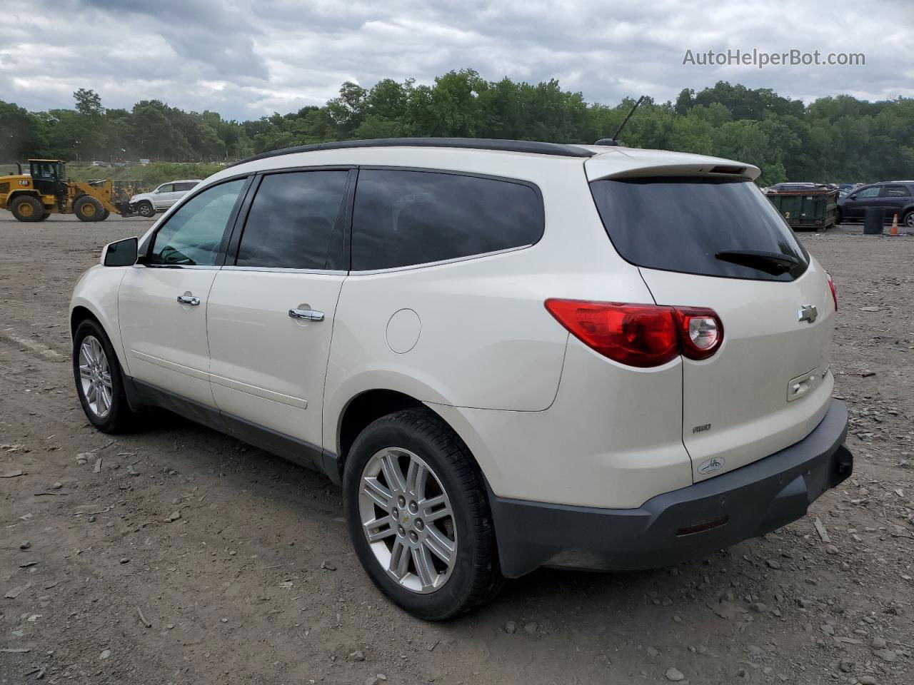 2011 Chevrolet Traverse Lt White vin: 1GNKVGED4BJ223256