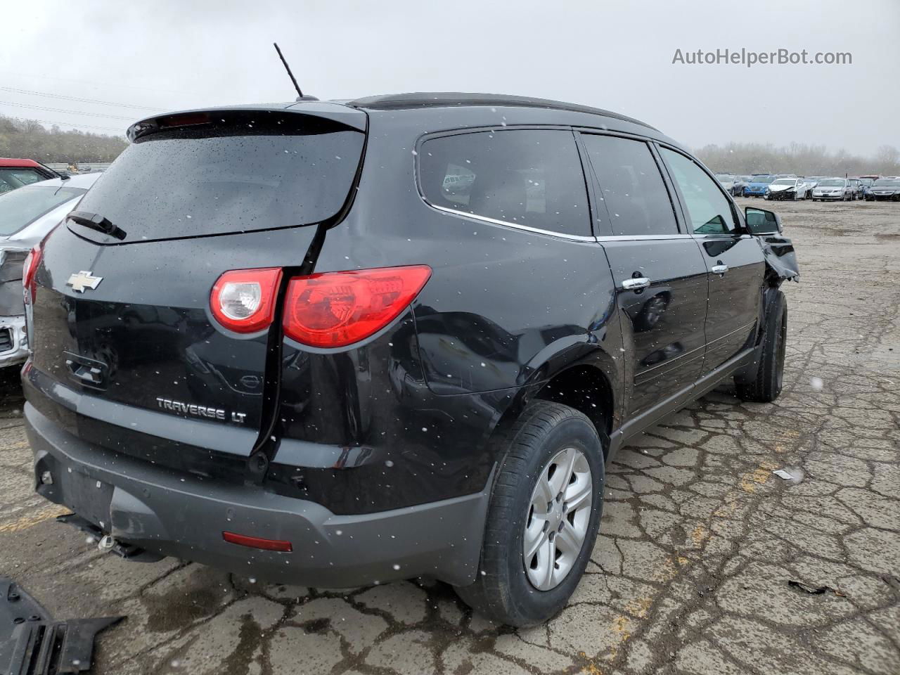 2011 Chevrolet Traverse Lt Black vin: 1GNKVGED4BJ277186