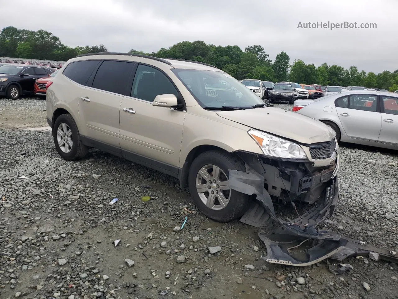 2011 Chevrolet Traverse Lt Gold vin: 1GNKVGED4BJ414238