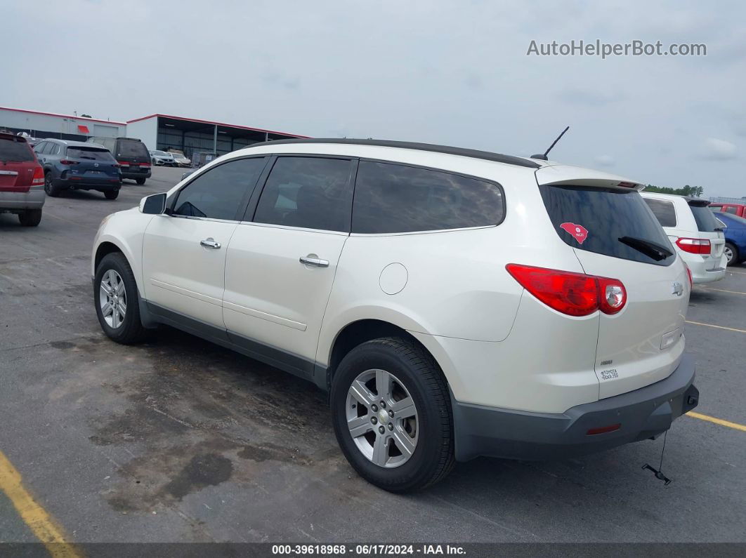 2012 Chevrolet Traverse 1lt White vin: 1GNKVGED4CJ124812