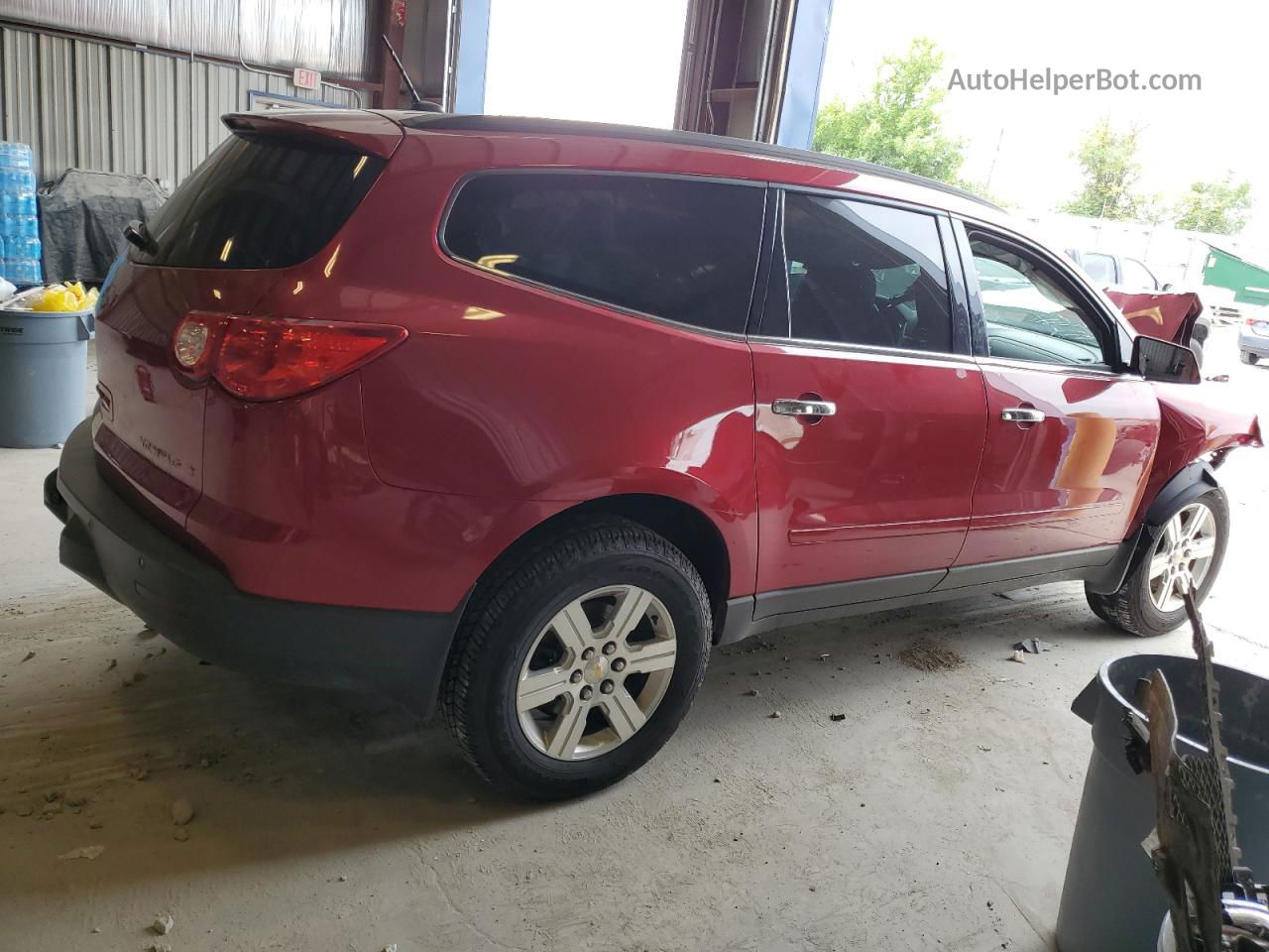 2012 Chevrolet Traverse Lt Burgundy vin: 1GNKVGED4CJ156885