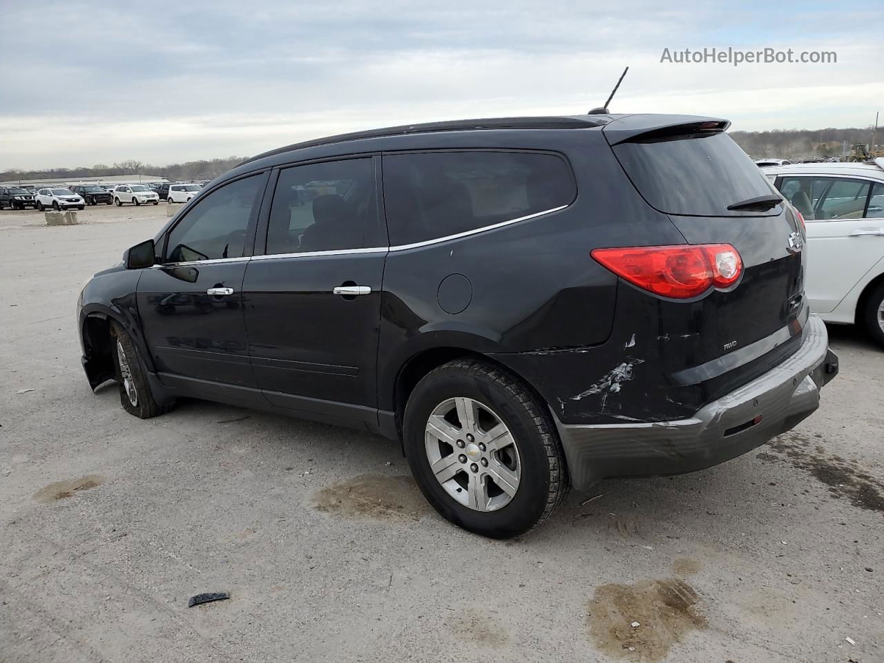 2012 Chevrolet Traverse Lt Black vin: 1GNKVGED4CJ158975