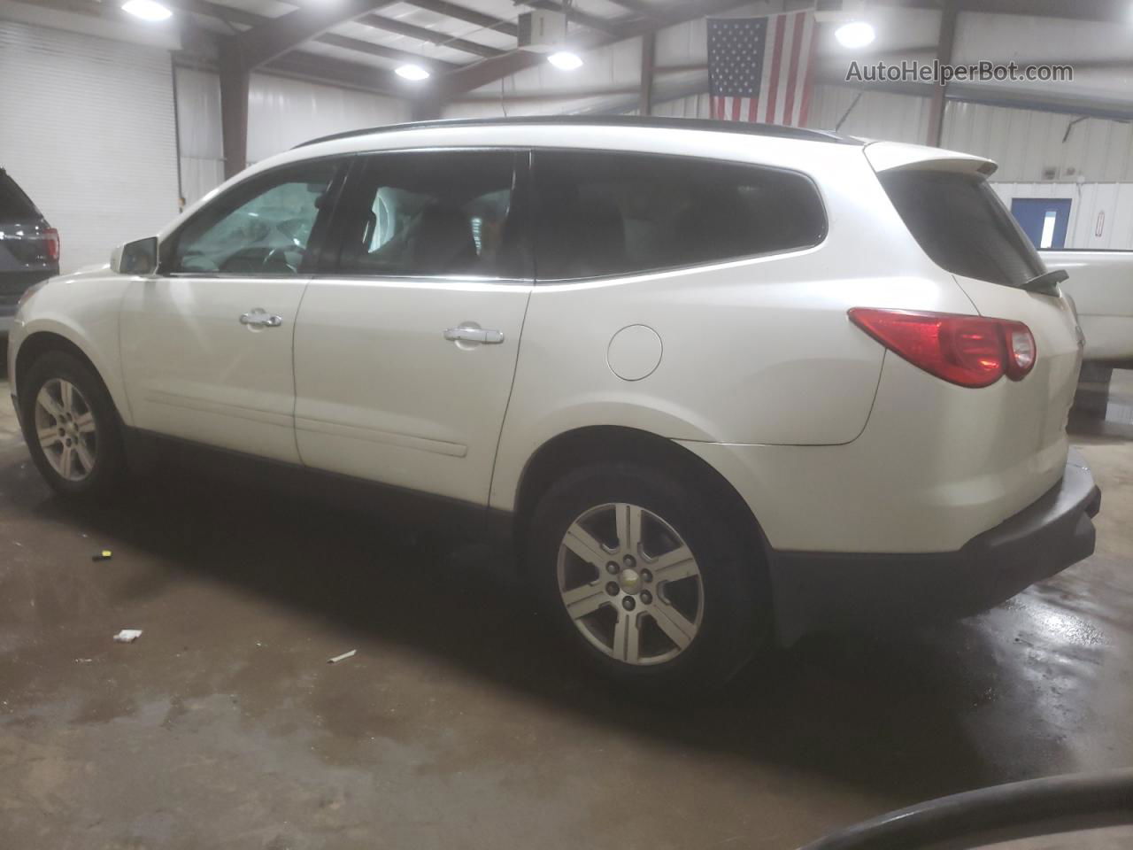 2012 Chevrolet Traverse Lt White vin: 1GNKVGED4CJ184332