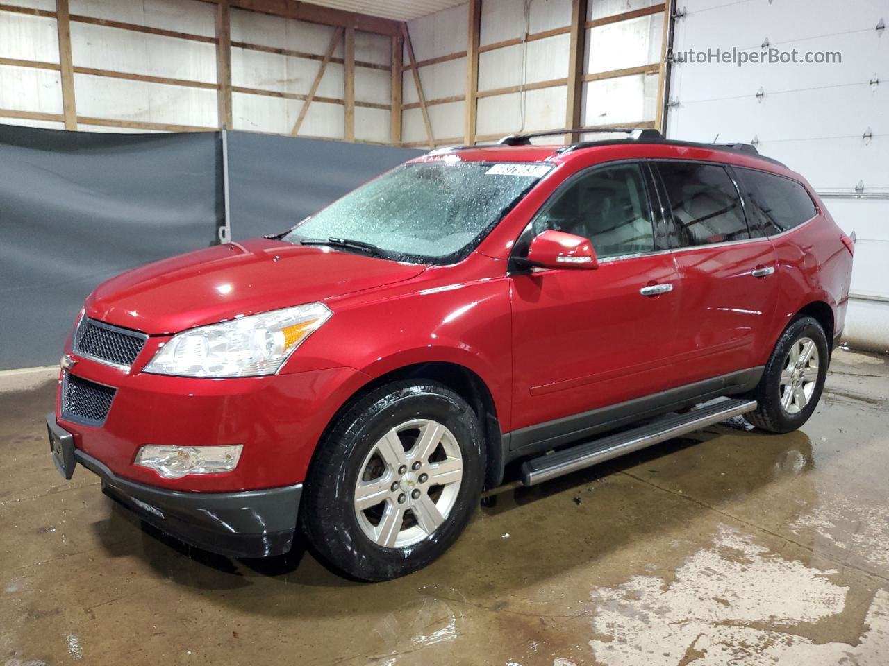 2012 Chevrolet Traverse Lt Red vin: 1GNKVGED4CJ200531