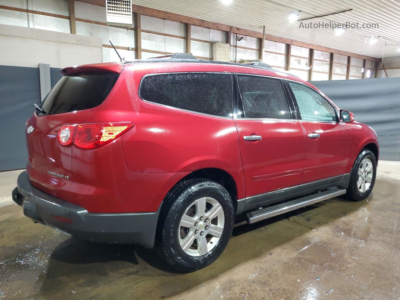 2012 Chevrolet Traverse Lt Red vin: 1GNKVGED4CJ200531