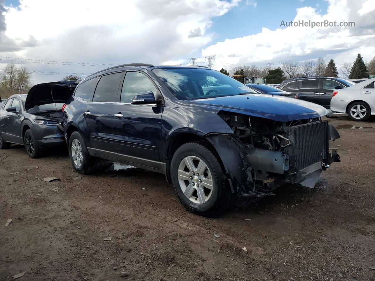 2011 Chevrolet Traverse Lt Blue vin: 1GNKVGED5BJ226750