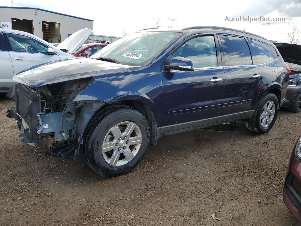 2011 Chevrolet Traverse Lt Blue vin: 1GNKVGED5BJ226750