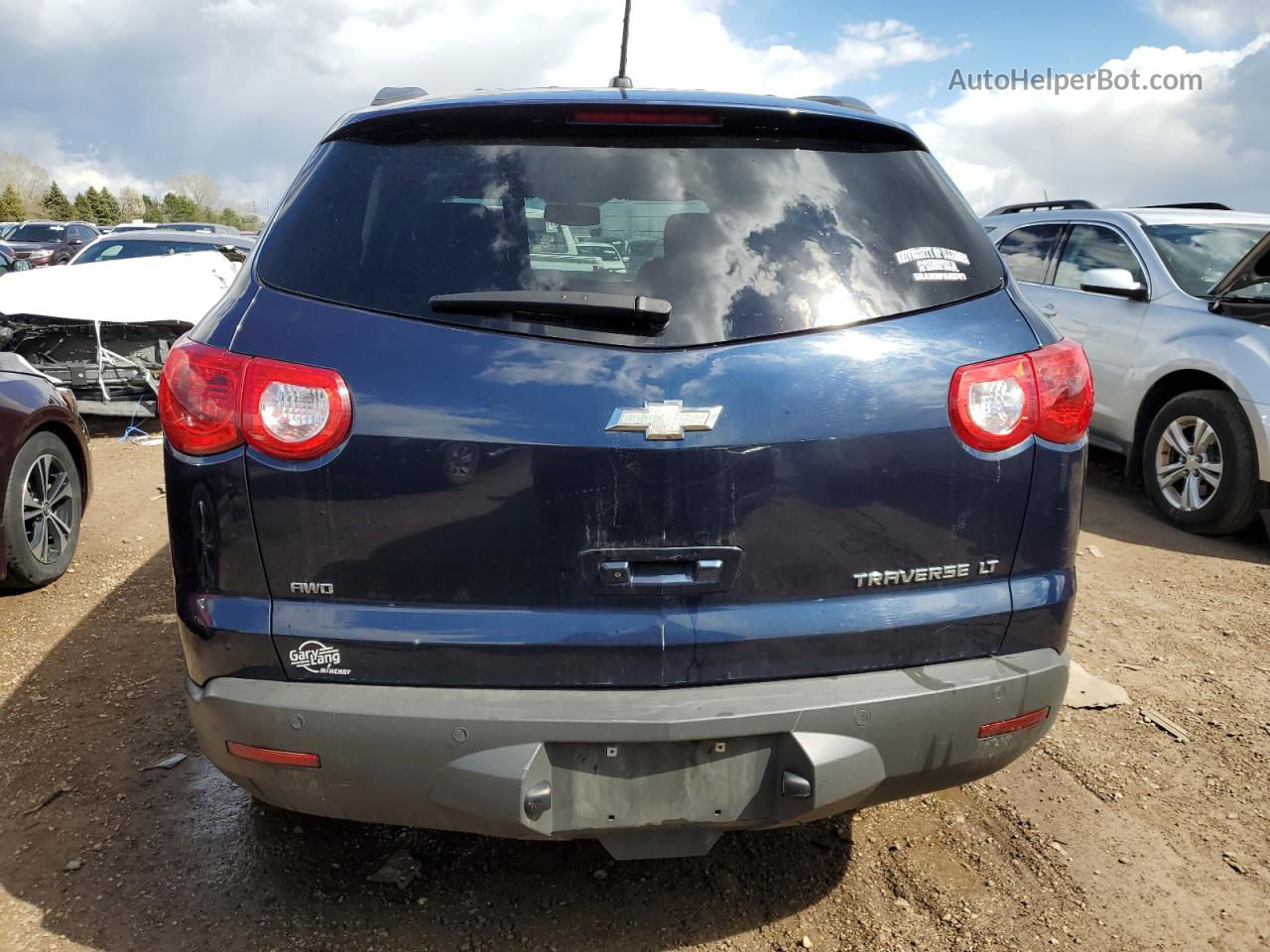 2011 Chevrolet Traverse Lt Blue vin: 1GNKVGED5BJ226750