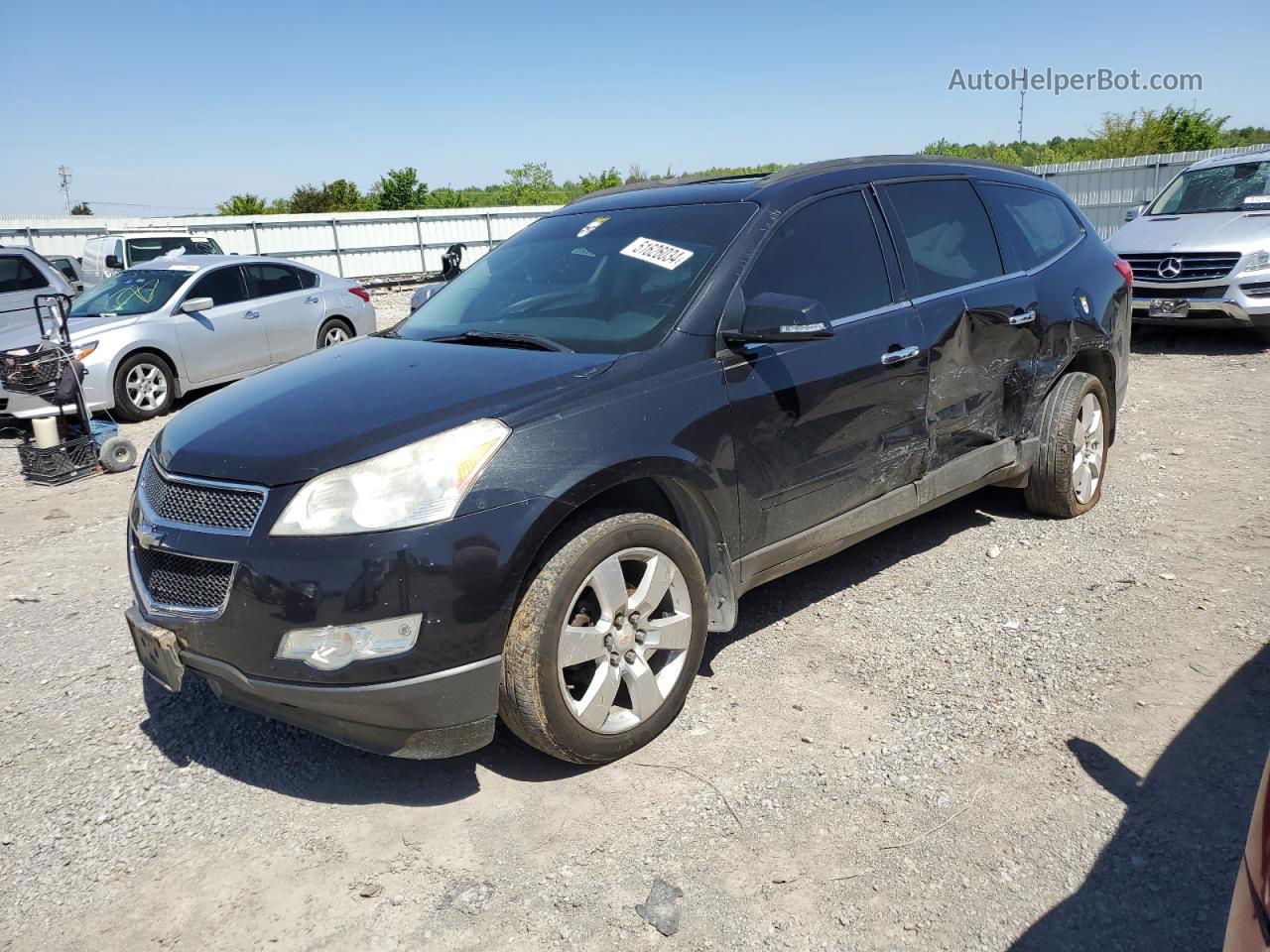 2011 Chevrolet Traverse Lt Black vin: 1GNKVGED5BJ228532