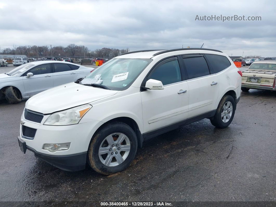 2011 Chevrolet Traverse 1lt White vin: 1GNKVGED5BJ242169