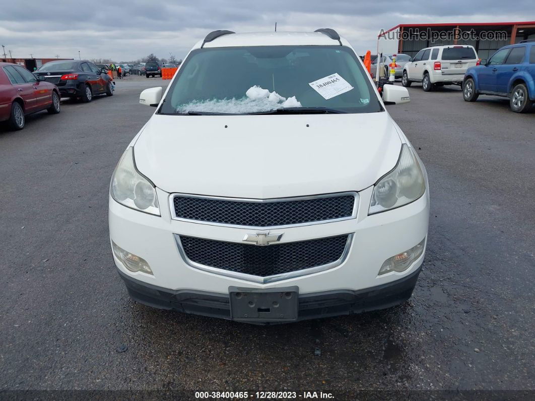 2011 Chevrolet Traverse 1lt White vin: 1GNKVGED5BJ242169