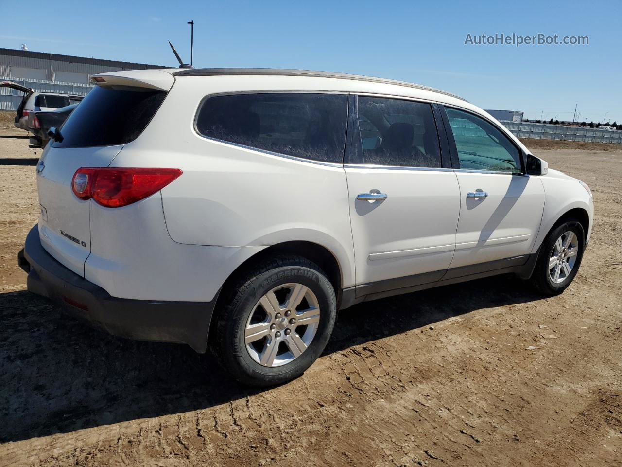 2012 Chevrolet Traverse Lt Белый vin: 1GNKVGED5CJ126200