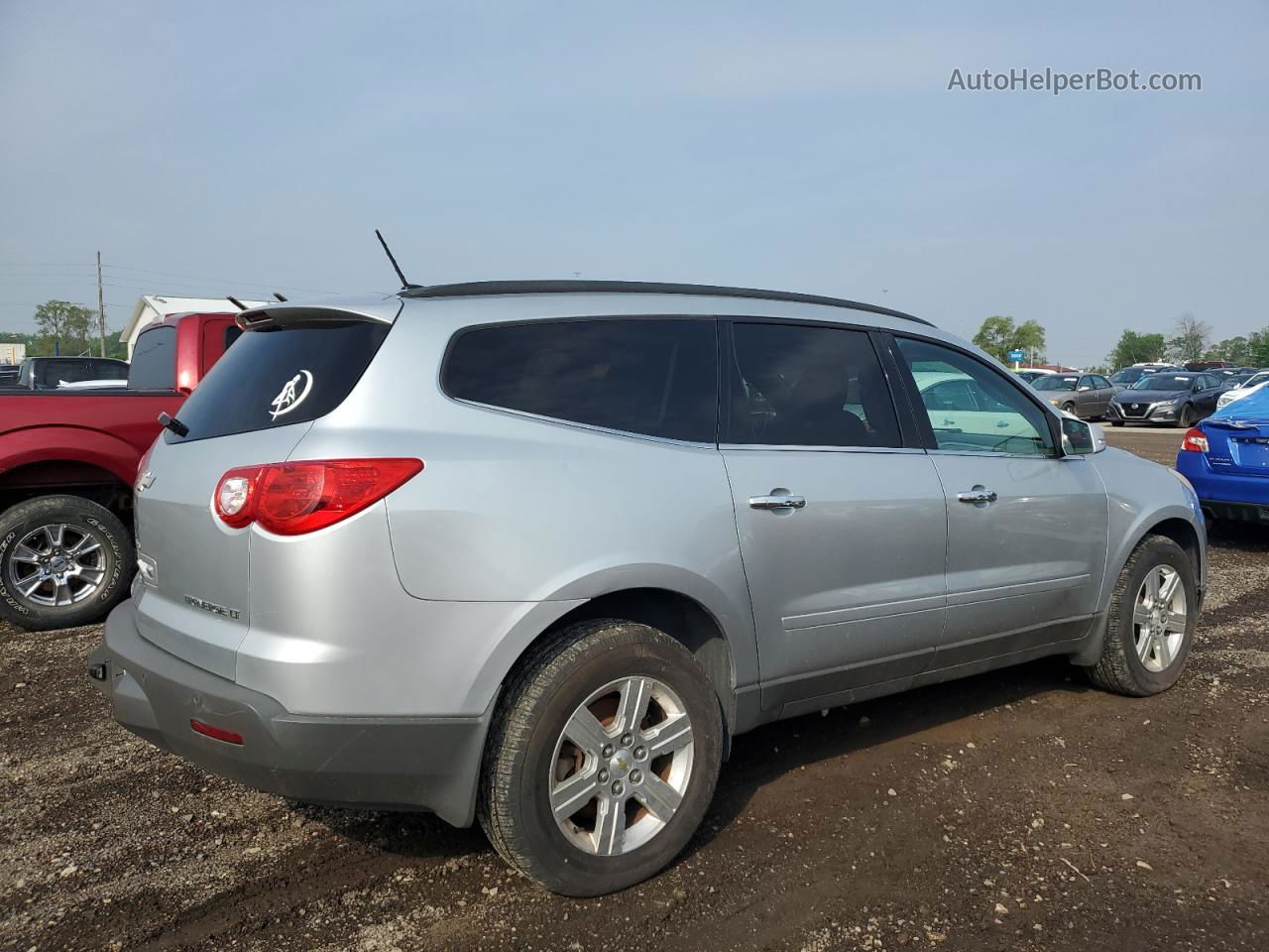 2012 Chevrolet Traverse Lt Gray vin: 1GNKVGED5CJ289929