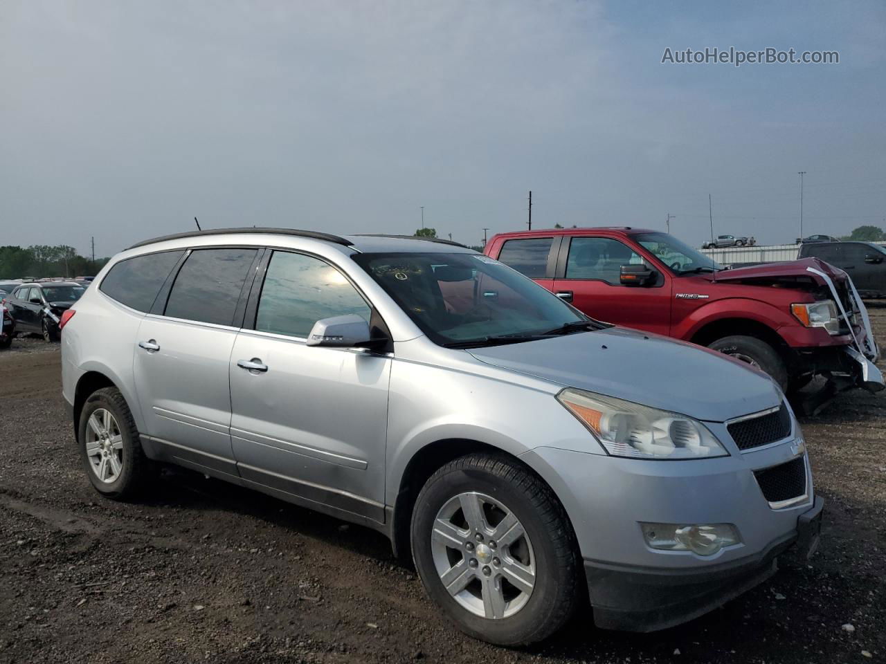 2012 Chevrolet Traverse Lt Gray vin: 1GNKVGED5CJ289929