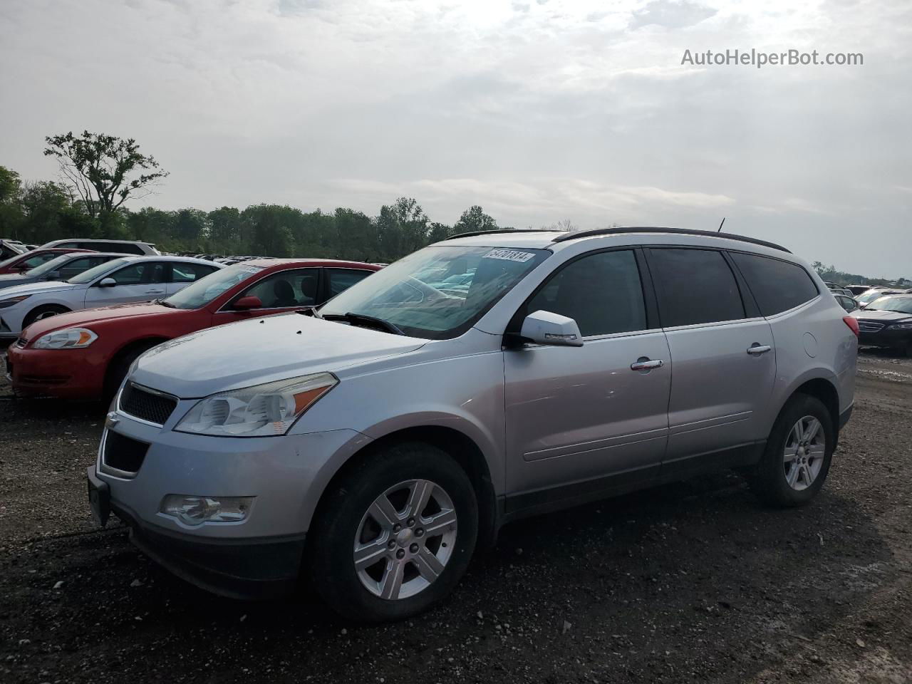 2012 Chevrolet Traverse Lt Gray vin: 1GNKVGED5CJ289929