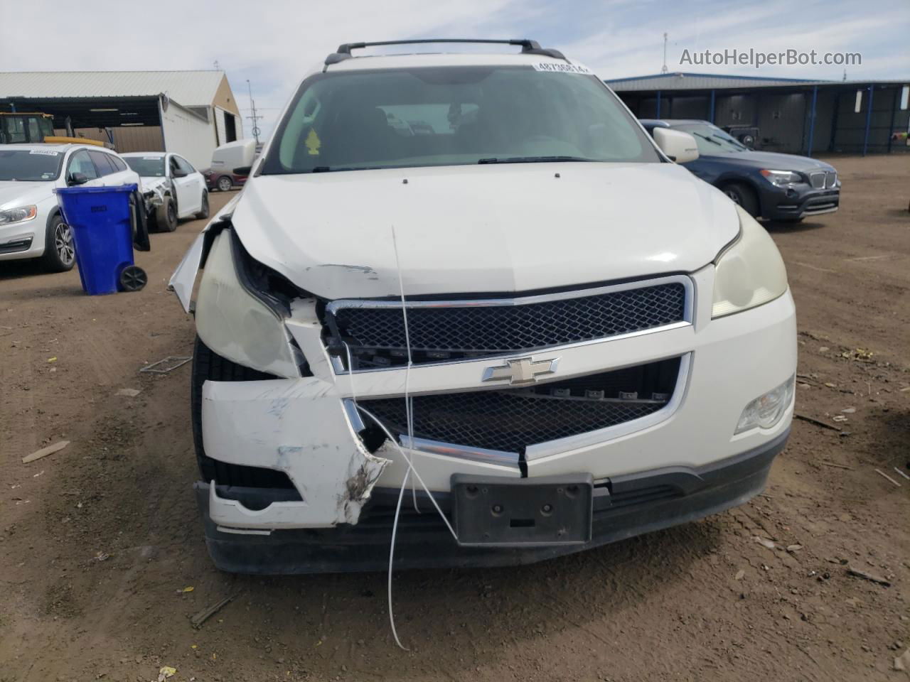 2011 Chevrolet Traverse Lt White vin: 1GNKVGED6BJ137429