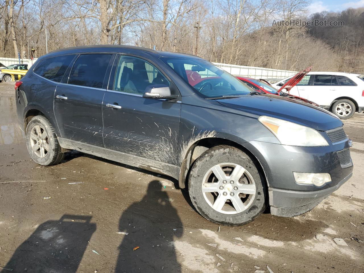 2011 Chevrolet Traverse Lt Charcoal vin: 1GNKVGED6BJ330745