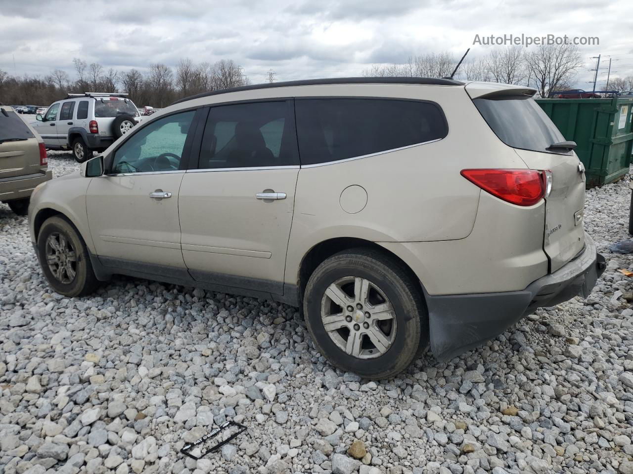 2011 Chevrolet Traverse Lt Желто-коричневый vin: 1GNKVGED6BJ408697