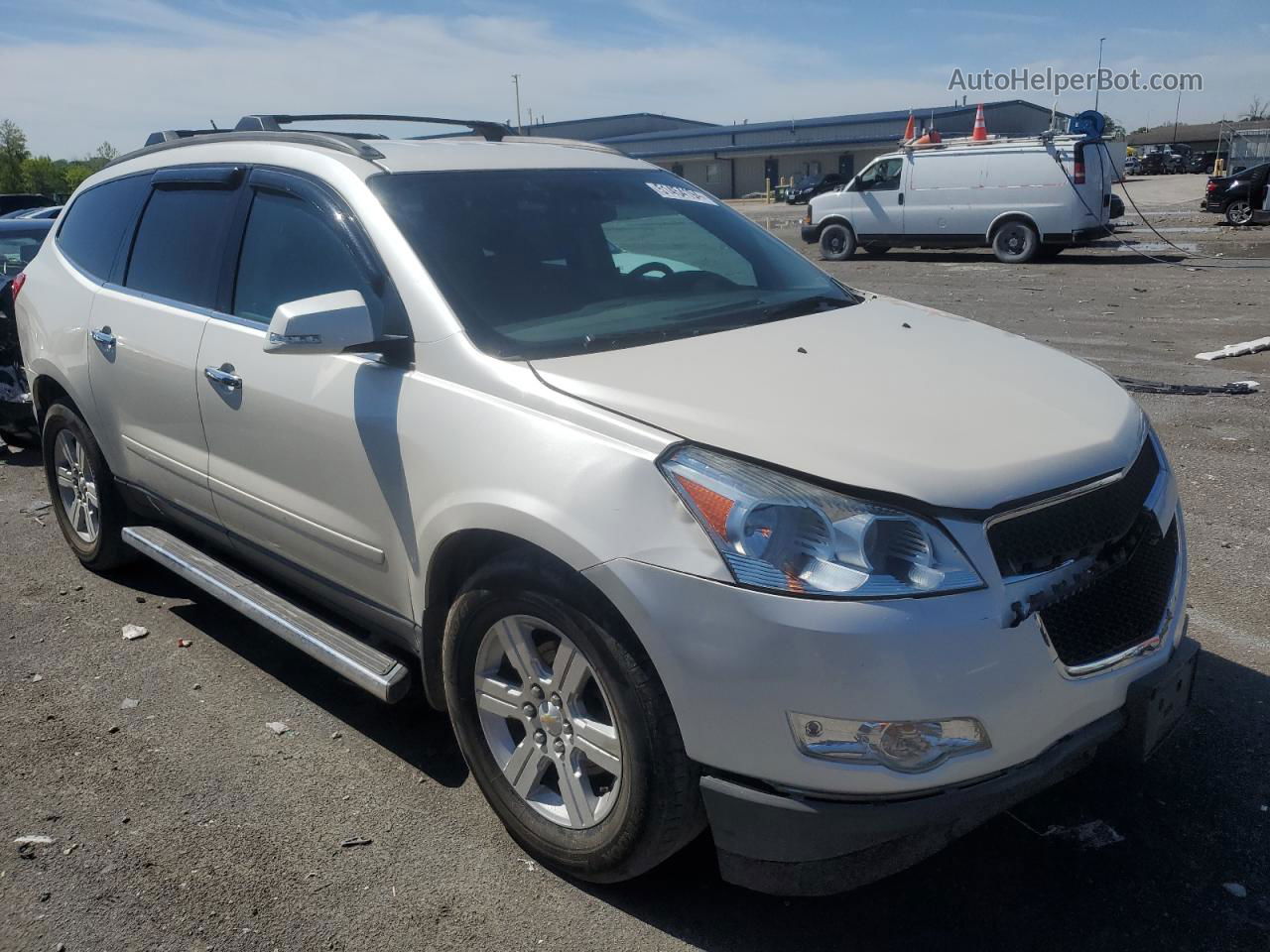 2012 Chevrolet Traverse Lt Белый vin: 1GNKVGED6CJ104481