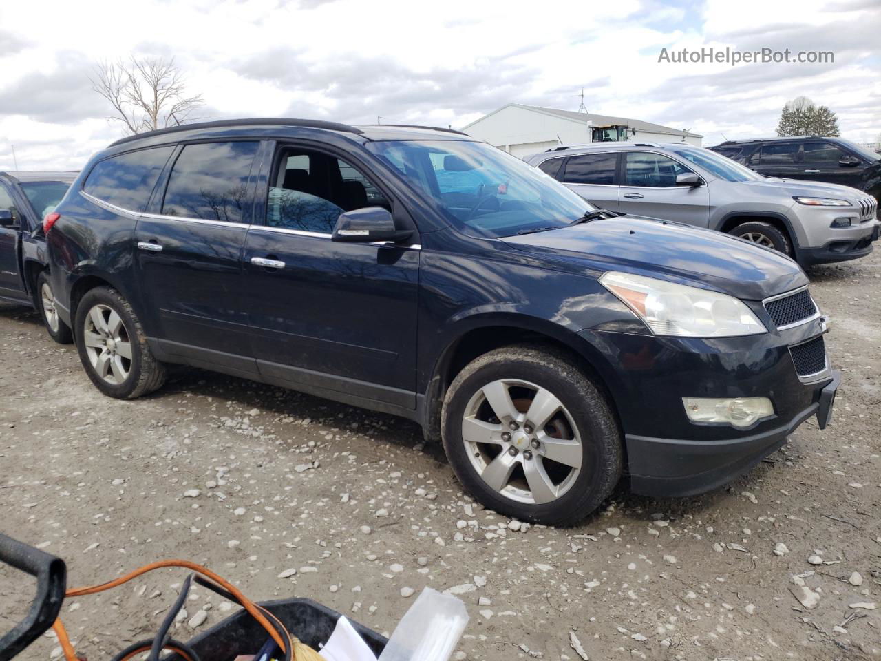 2012 Chevrolet Traverse Lt Black vin: 1GNKVGED6CJ135570