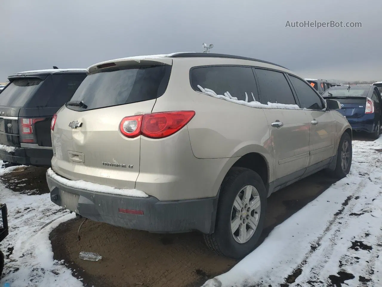 2012 Chevrolet Traverse Lt Gold vin: 1GNKVGED6CJ152756