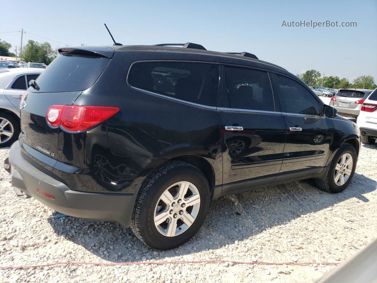 2012 Chevrolet Traverse Lt Black vin: 1GNKVGED6CJ207187