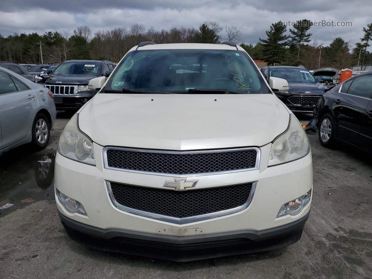 2011 Chevrolet Traverse Lt Белый vin: 1GNKVGED7BJ156765