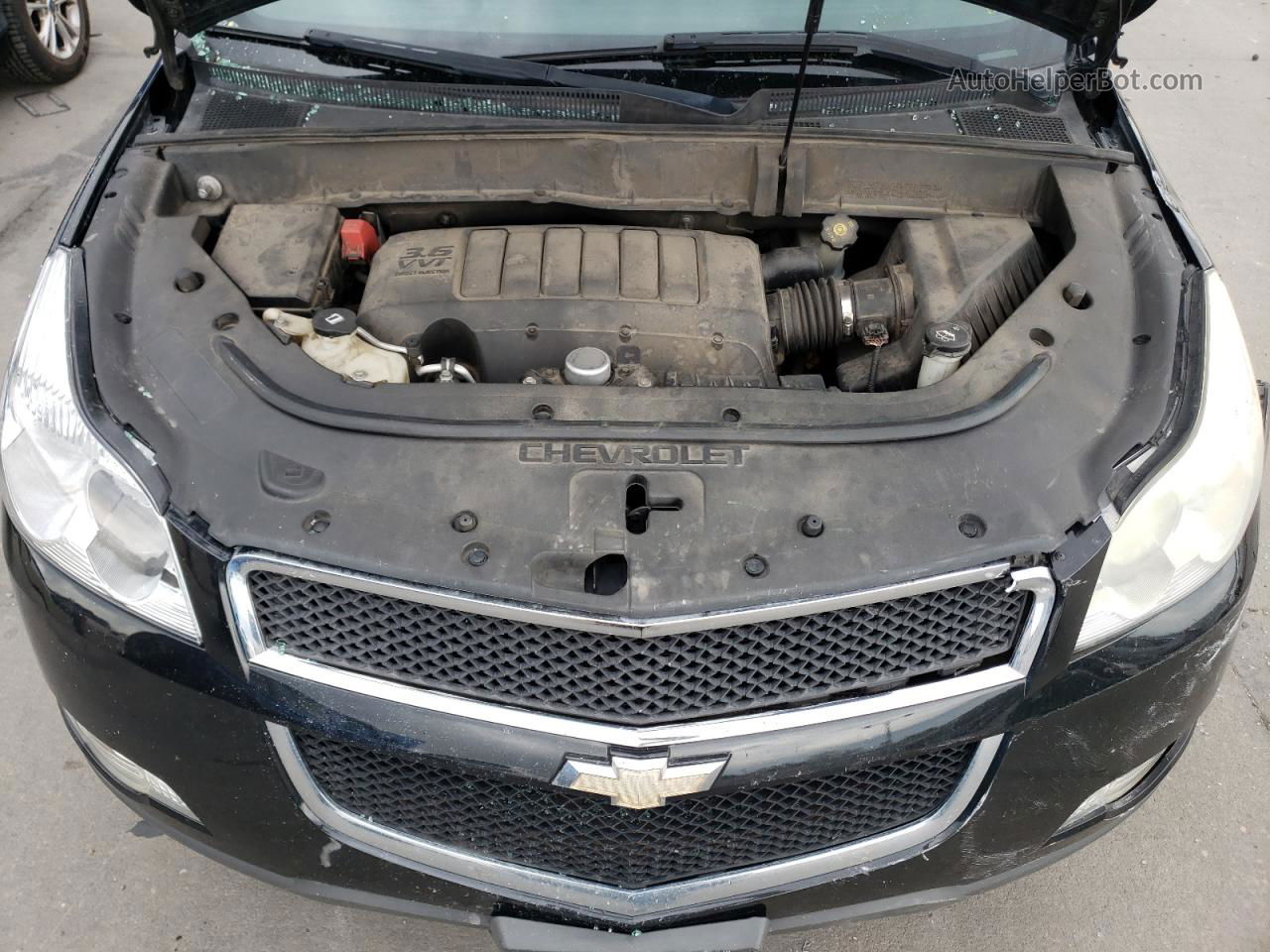 2011 Chevrolet Traverse Lt Черный vin: 1GNKVGED7BJ386788