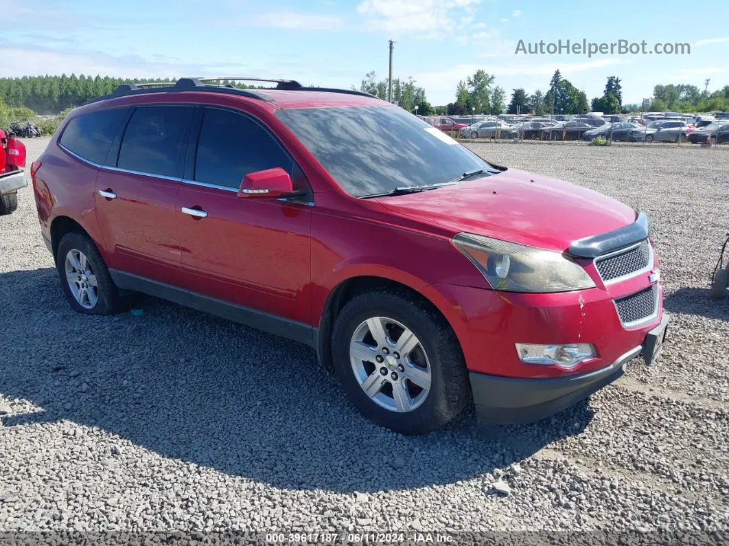 2012 Chevrolet Traverse 1lt Red vin: 1GNKVGED7CJ226640