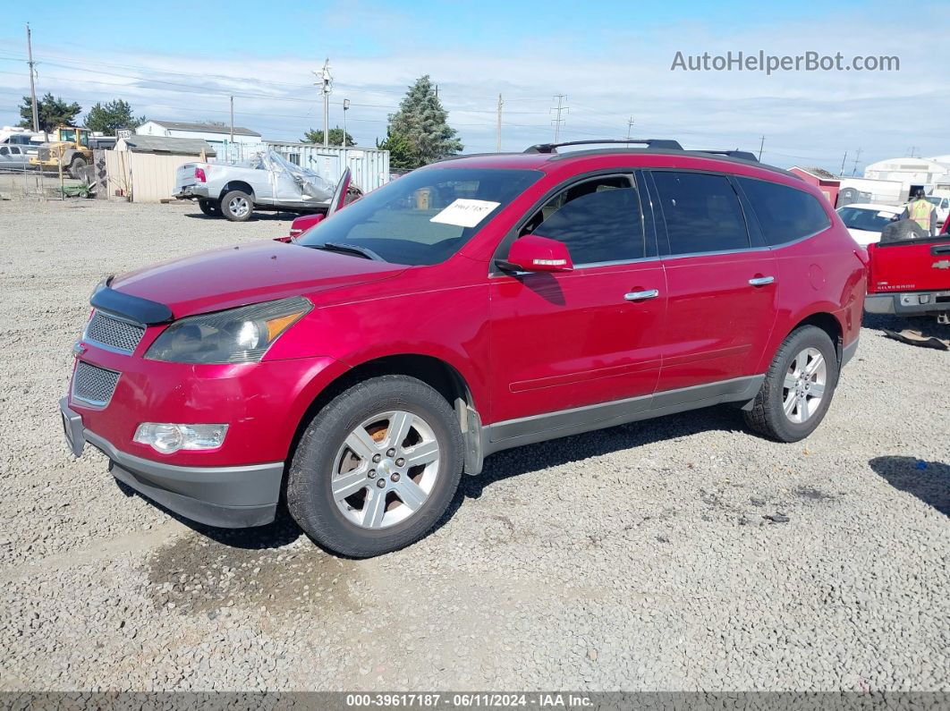 2012 Chevrolet Traverse 1lt Red vin: 1GNKVGED7CJ226640