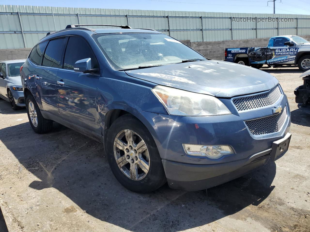 2012 Chevrolet Traverse Lt Синий vin: 1GNKVGED7CJ278057