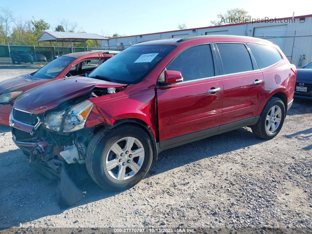 2012 Chevrolet Traverse 1lt Red vin: 1GNKVGED7CJ312286