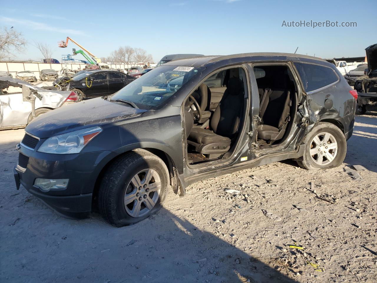 2011 Chevrolet Traverse Lt Gray vin: 1GNKVGED8BJ245051