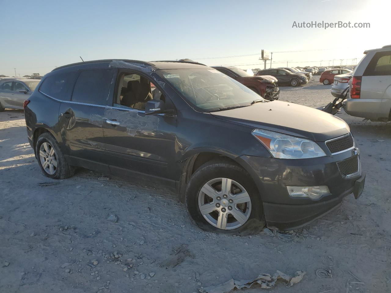 2011 Chevrolet Traverse Lt Gray vin: 1GNKVGED8BJ245051