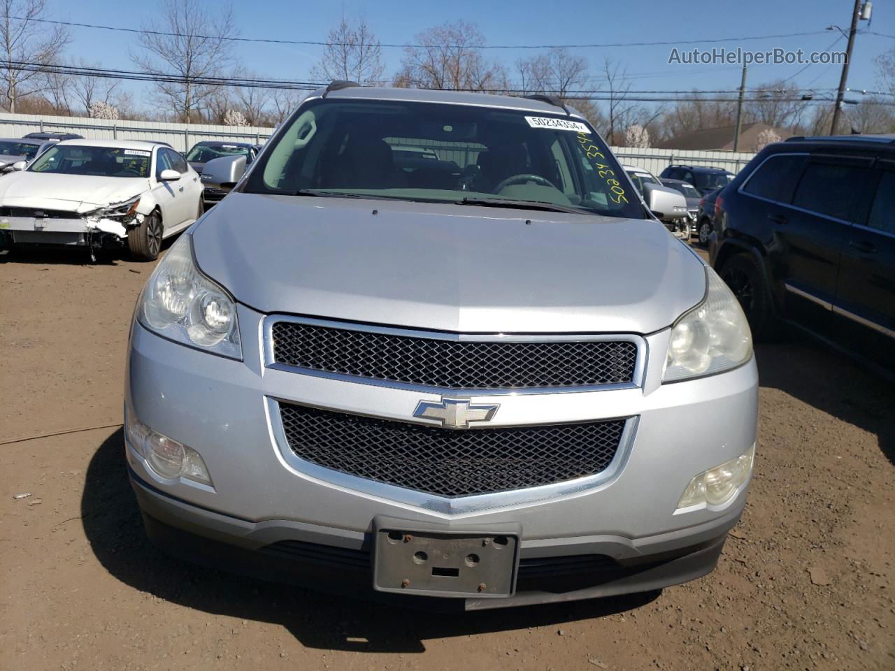 2011 Chevrolet Traverse Lt Silver vin: 1GNKVGED8BJ383186